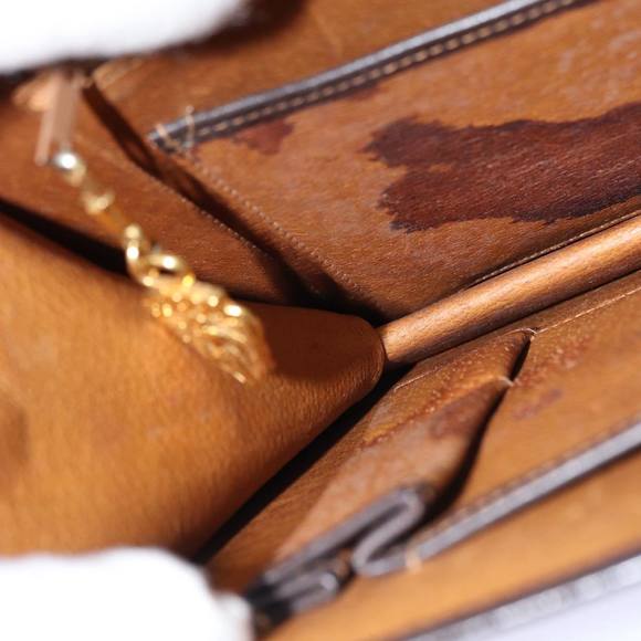 GUCCI Clutch Bag Leather Brown Auth 74596 - Picture 10 of 16